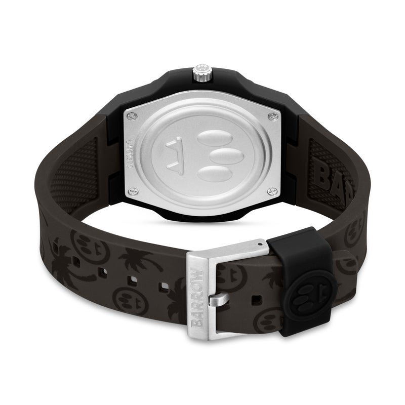 Barrow BWW00370 Black Dial Silicone Strap Watch for Unisex, 48mm - Image 3